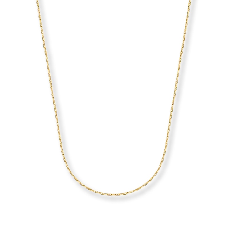 Main Image 1 of 1.25mm Mariner Chain Necklace Solid 14K Yellow Gold 20&quot;