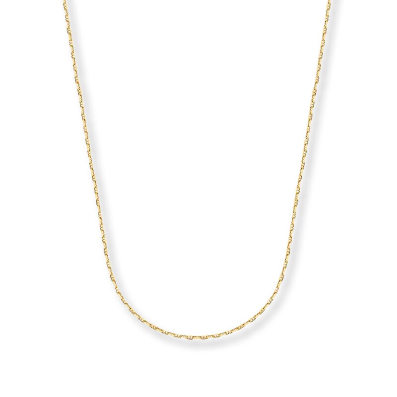 Main Image 1 of Mariner Chain Necklace Solid 14K Yellow Gold 22&quot;