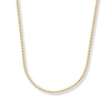 Thumbnail Image 0 of Solid Wheat Chain Necklace 14K Yellow Gold 16"
