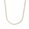 Thumbnail Image 0 of Solid Wheat Chain Necklace 14K Yellow Gold 20"