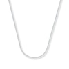 Thumbnail Image 1 of 1.5mm Wheat Chain Necklace Solid 14K White Gold 18&quot;