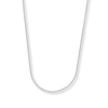 Thumbnail Image 1 of 0.75mm Wheat Chain Necklace Solid 14K White Gold 20&quot;