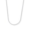 Thumbnail Image 1 of 0.75mm Wheat Chain Necklace Solid 14K White Gold 24&quot;