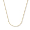 Thumbnail Image 1 of 1.25mm Wheat Chain Necklace Solid 14K Yellow Gold 18&quot;