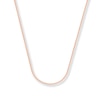 Thumbnail Image 1 of Wheat Chain Necklace Solid 14K Rose Gold 24&quot;