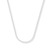 Thumbnail Image 1 of 1.25mm Wheat Chain Necklace Solid 14K White Gold 16&quot;