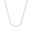 Thumbnail Image 1 of 1.25mm Wheat Chain Necklace Solid 14K White Gold 24&quot;
