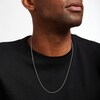 Thumbnail Image 2 of 1.25mm Wheat Chain Necklace Solid 14K White Gold 24&quot;