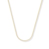 Thumbnail Image 1 of 1mm Wheat Chain Necklace Solid 14K Yellow Gold 20&quot;