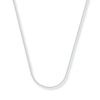 Thumbnail Image 1 of 1mm Wheat Chain Necklace Solid 14K White Gold 24&quot;