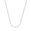 Thumbnail Image 1 of 0.75mm Wheat Chain Necklace Solid 14K White Gold 18&quot;