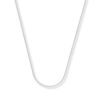 Thumbnail Image 1 of 0.75mm Wheat Chain Necklace Solid 14K White Gold 20&quot;