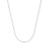 Thumbnail Image 1 of 0.75mm Cable Chain Necklace Solid 14K White Gold 20&quot;