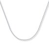 Thumbnail Image 1 of 1.75mm Cable Chain Necklace Solid 14K White Gold 16&quot;