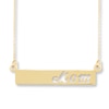 Thumbnail Image 1 of Mom Bar Necklace 10K Yellow Gold 17&quot;
