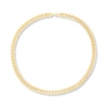 Thumbnail Image 1 of Curb Link Chain Necklace Solid 10K Yellow Gold 24"