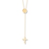 Thumbnail Image 0 of Cross Lariat Necklace 14K Yellow Gold 16"