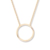 Thumbnail Image 0 of Circle Necklace 14K Yellow Gold 18"