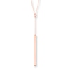 Thumbnail Image 1 of Bar Necklace 14K Rose Gold 18&quot;