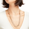 Thumbnail Image 2 of Miami Cuban Curb Necklace Solid 10K Yellow Gold 24&quot;