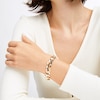 Thumbnail Image 2 of Cuban Curb Chain Bracelet Solid 10K Yellow Gold 9&quot;
