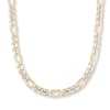 Thumbnail Image 0 of Semi-Solid Figaro Necklace 10K Yellow Gold 22"