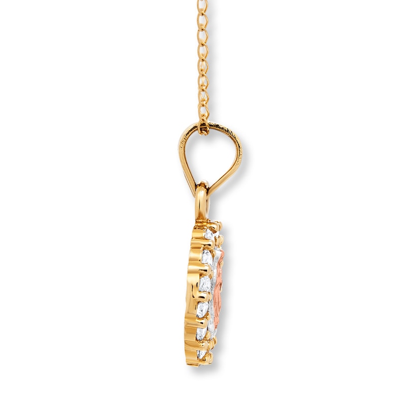 Main Image 2 of Our Lady of Guadalupe Children's Necklace 14K Two-Tone Gold
