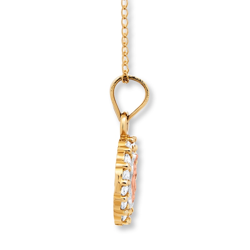 Our Lady of Guadalupe Children's Necklace 14K Two-Tone Gold