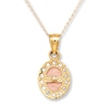 Thumbnail Image 3 of Our Lady of Guadalupe Children's Necklace 14K Two-Tone Gold