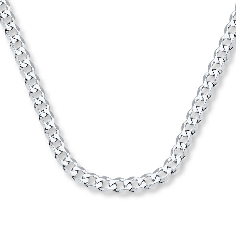 Rope Necklace- 6mm, Size 22, 14K White Chain - The GLD Shop