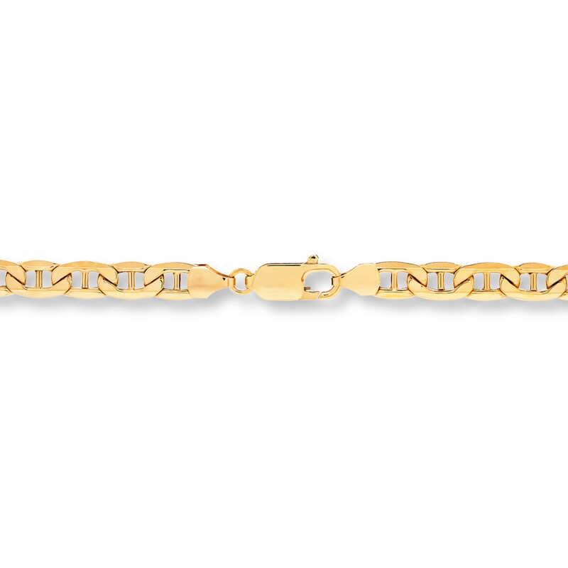 Main Image 2 of Mariner Chain Necklace Solid 10K Yellow Gold 20&quot;