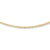 Thumbnail Image 1 of Rope Chain Necklace Solid 14K Yellow Gold 30"