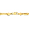 Thumbnail Image 2 of Interlocking Link Chain Necklace 10K Yellow Gold 22"