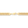 Thumbnail Image 2 of Miami Cuban Chain Necklace Hollow 10K Yellow Gold 22&quot;