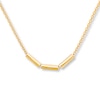 Thumbnail Image 0 of Triple Bar Necklace 14K Yellow Gold 18"