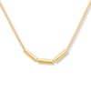 Thumbnail Image 1 of Triple Bar Necklace 14K Yellow Gold 18&quot;