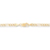 Thumbnail Image 3 of Figaro Link Chain Hollow 14K Yellow Gold 20&quot;