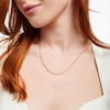 Thumbnail Image 5 of Figaro Link Chain Hollow 14K Yellow Gold 20&quot;
