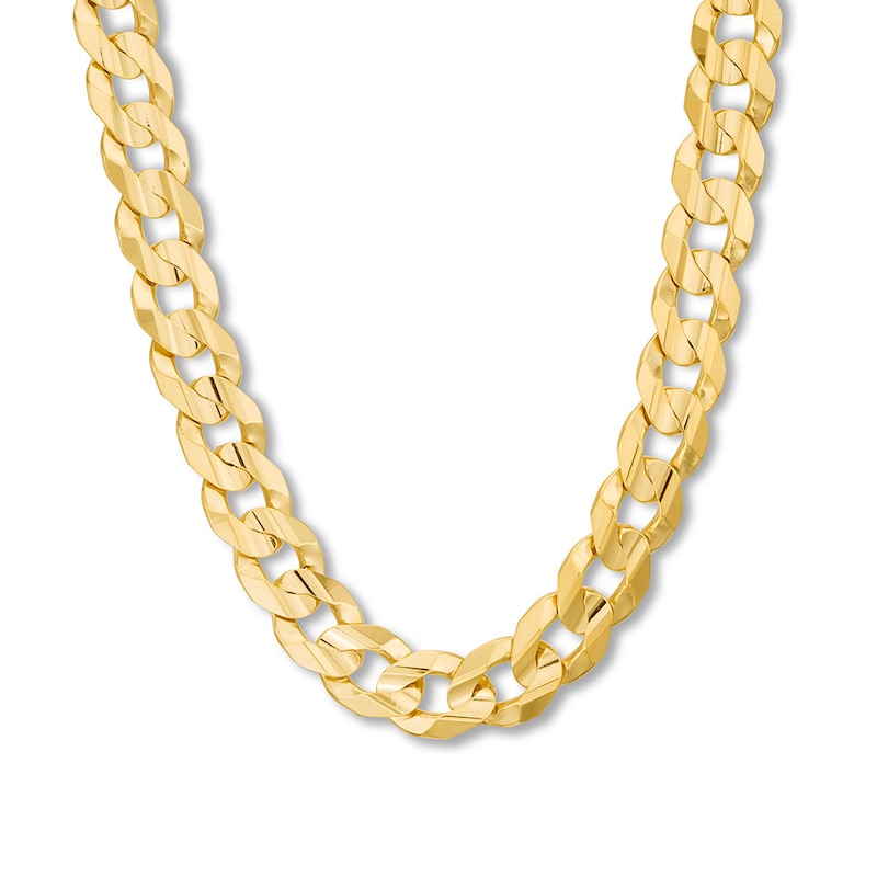 14k gold curb chain necklace music equalizer