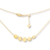 Thumbnail Image 1 of Mini Disk Choker Necklace 14K Yellow Gold 16&quot;