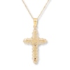 Thumbnail Image 4 of Crucifix Necklace 10K Yellow Gold 18&quot;