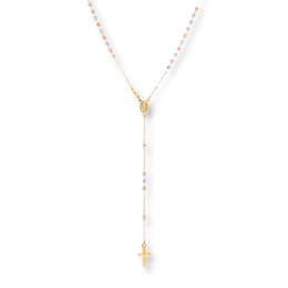 Rosary 10K Yellow Gold 22"
