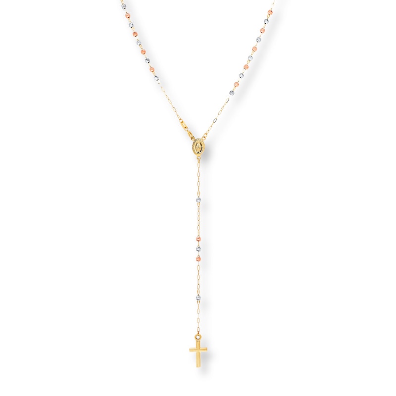 Rosary 10K Yellow Gold 22"