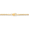 Thumbnail Image 3 of Cross Anchor Necklace 10K Yellow Gold 22&quot;