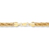 Thumbnail Image 1 of Twisted Hollow Link Chain Necklace 10K Yellow Gold 20"