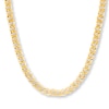 Cuban Curb Chain Necklace 14K Yellow Gold 22"