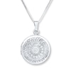 Thumbnail Image 0 of "It's a Beautiful Life" Locket Necklace Sterling Silver 18"
