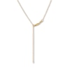 Thumbnail Image 1 of Dangle Station Necklace 14K Yellow Gold 18"