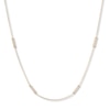 Thumbnail Image 1 of Rectangle Station Necklace 14K Yellow Gold 18&quot;