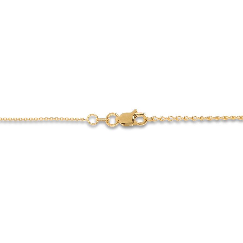 Heart Necklace 14K Yellow Gold 18"